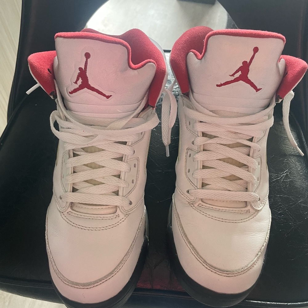 Size 7 Y Jordan 5 Retro Fire Red 2020 - CT4838-102 Super Clean NO BOX 📦